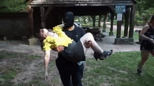 samarcherbondage.com - Miss Pandora and Fayth on Fire in: Held thumbnail